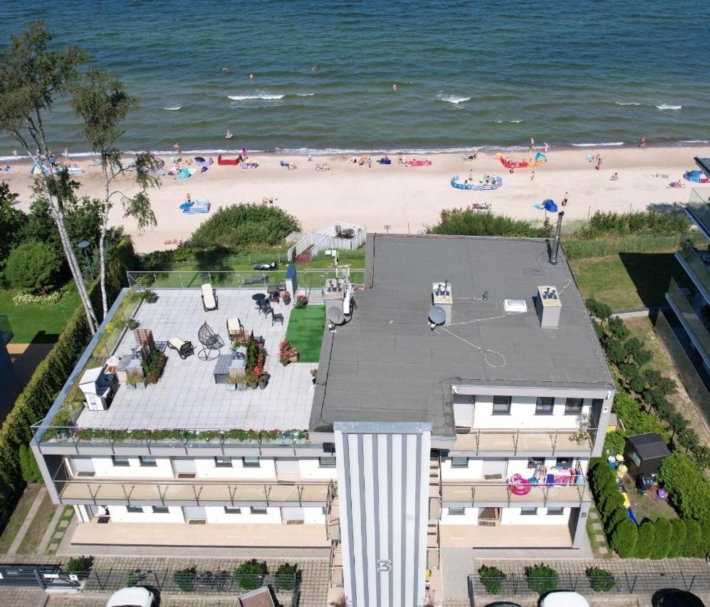 Ferienwohnung Penthouse Bluesky Rewal Exterior foto